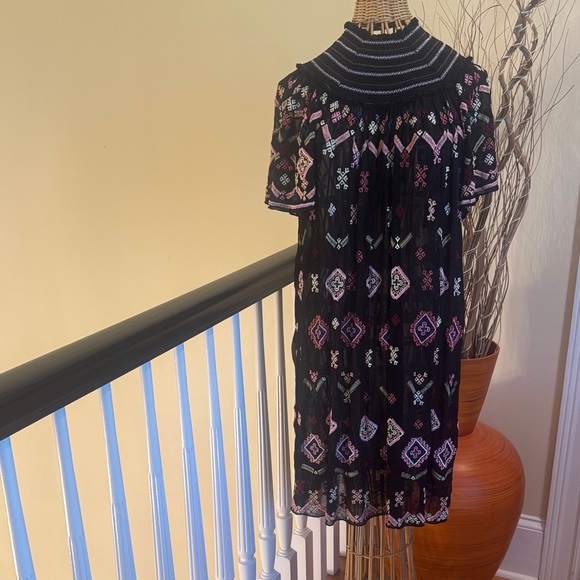 Needle & Thread beautiful black dress with very nice needle work - Picture 1 of 7